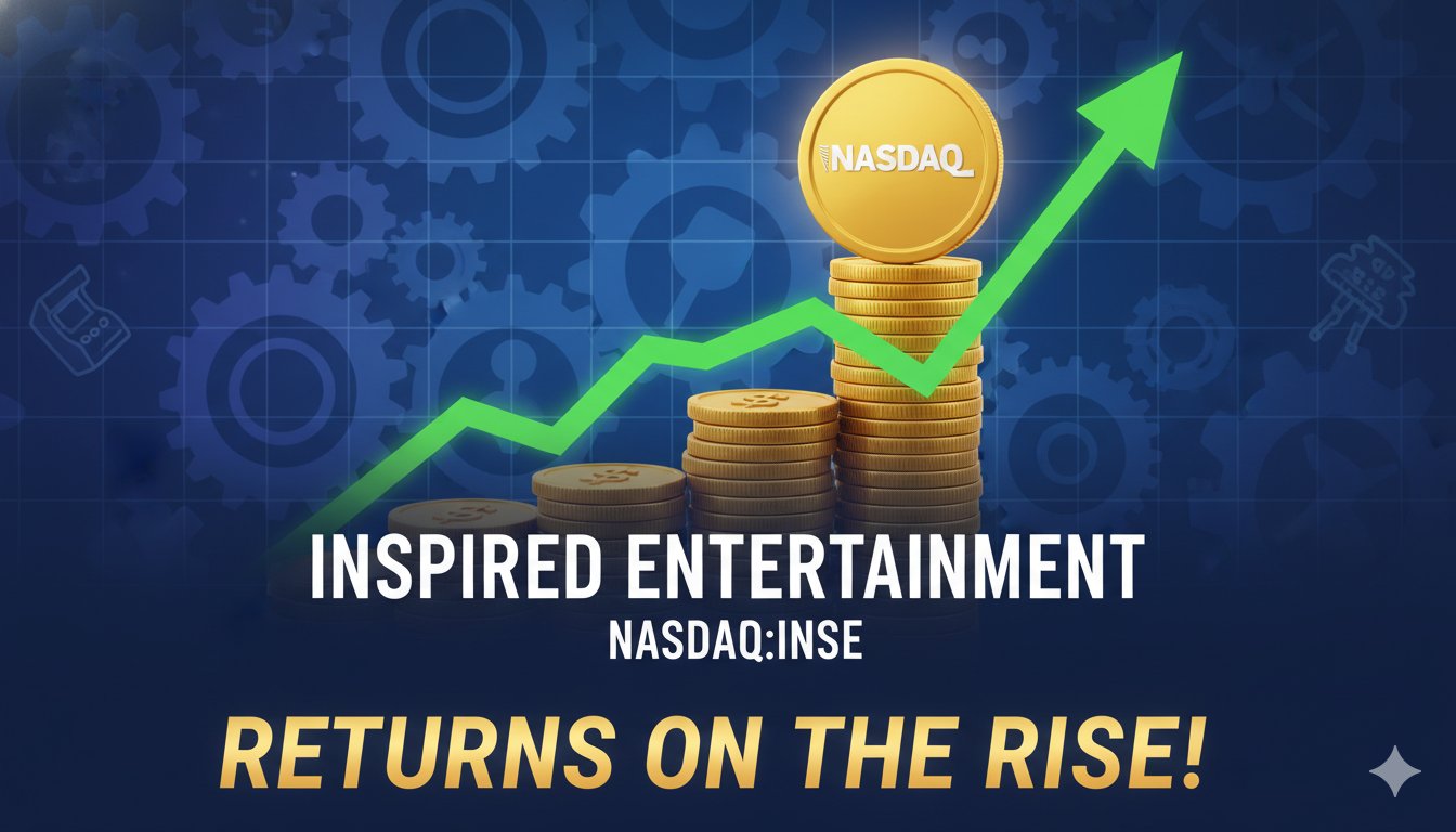 Graph showing upward trend in ROCE for Inspired Entertainment