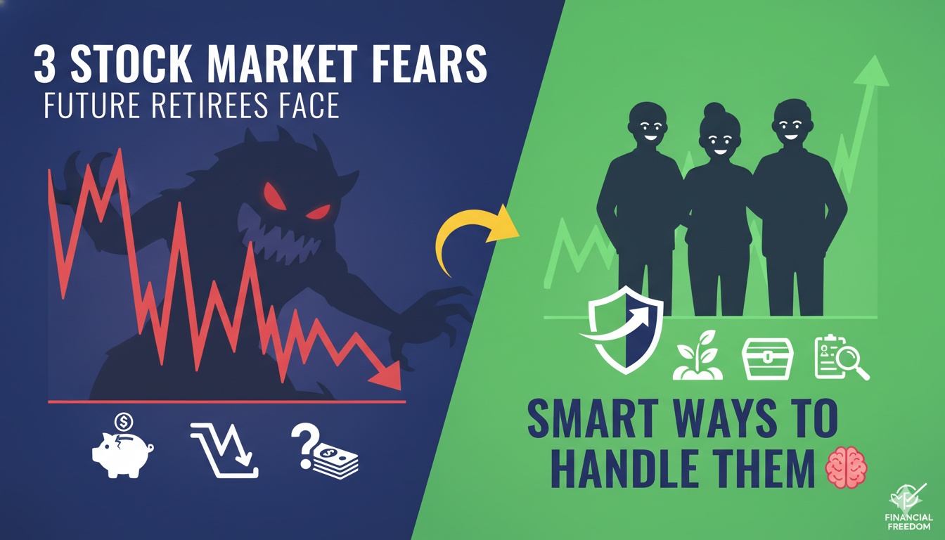 Elderly couple reviewing stock market charts with elements of concern and strategy