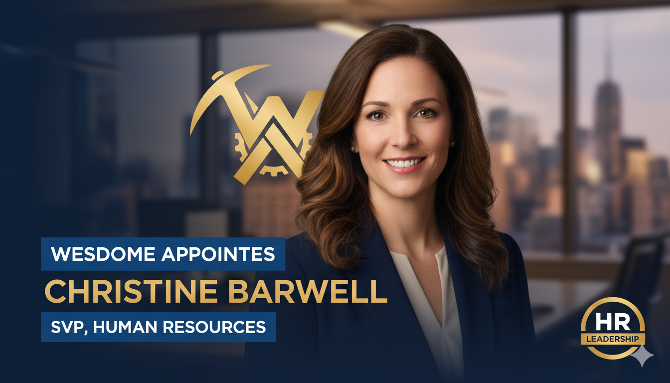 Christine Barwell, newly appointed Senior Vice President of Human Resources at Wesdome Gold Mines Ltd.